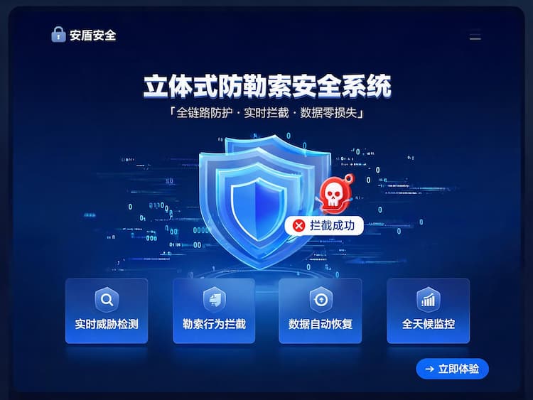 立体式防勒索安全系统